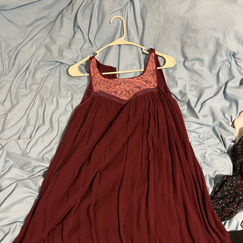 Red Pleated Sleeveless Camisole Top